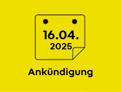 News-Kategorie: Ankündigung 