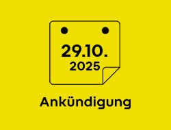 News-Kategorie: Ankündigung 